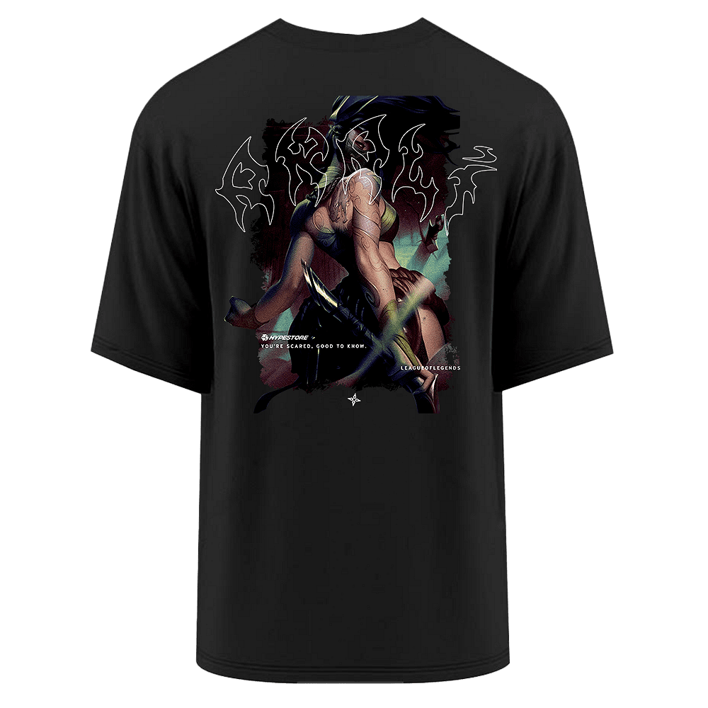 AKALI OVERSIZE ТЕНИСКА - LEAGUE OF LEGENDS
