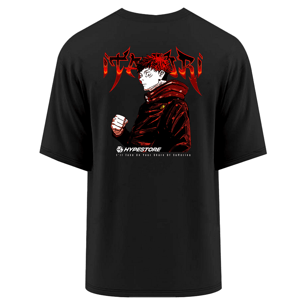 YUJI OVERSIZE ТЕНИСКА - JUJUTSU KAISEN