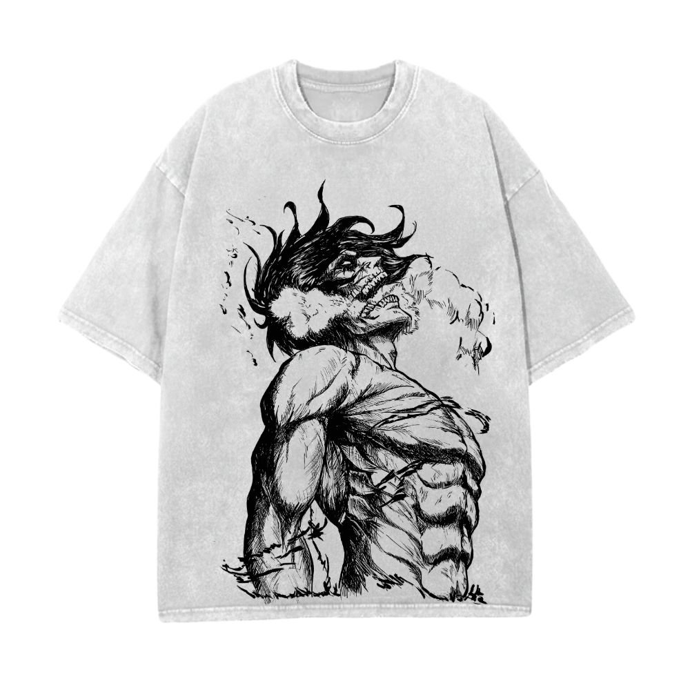 EREN TITAN OVERSIZE ТЕНИСКА - ATTACK ON TITAN