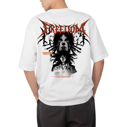 EREN FREEDOM OVERSIZE ТЕНИСКА - ATTACK ON TITAN