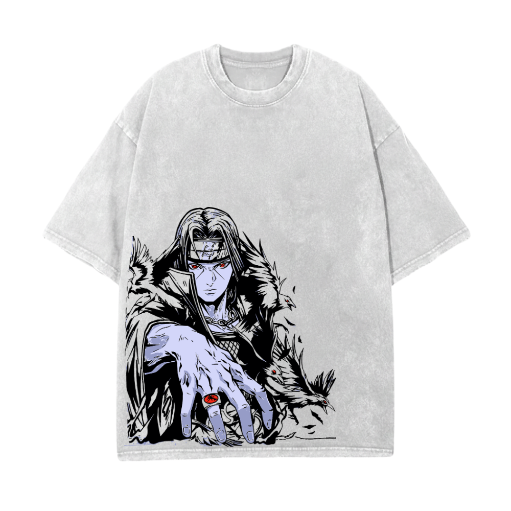 ITACHI GRAY OVERSIZE ТЕНИСКА - NARUTO