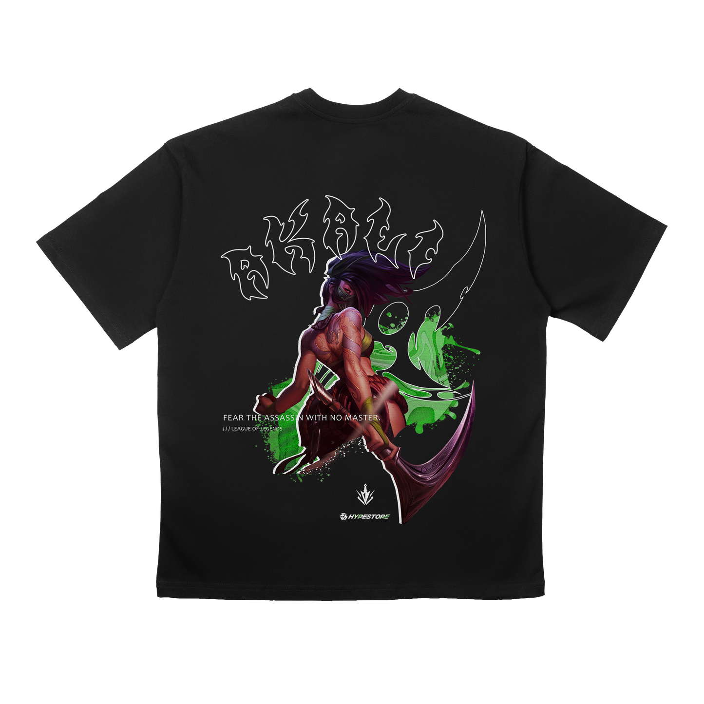 AKALI OVERSIZE ТЕНИСКА - LEAGUE OF LEGENDS