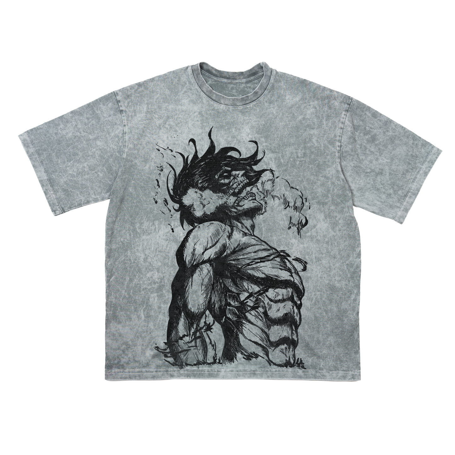 EREN TITAN OVERSIZE ТЕНИСКА - ATTACK ON TITAN