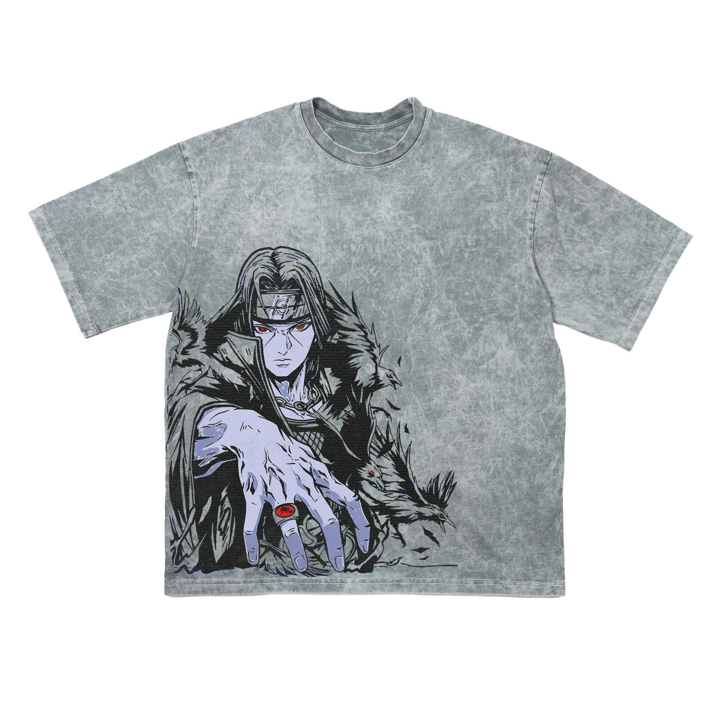 ITACHI GRAY OVERSIZE ТЕНИСКА - NARUTO