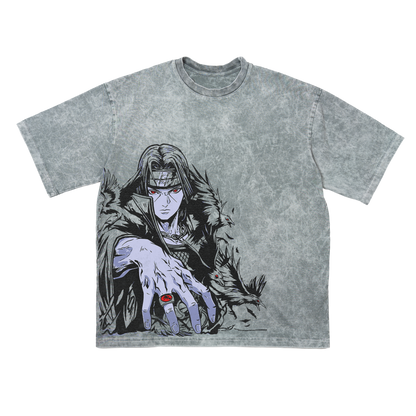ITACHI GRAY OVERSIZE ТЕНИСКА - NARUTO