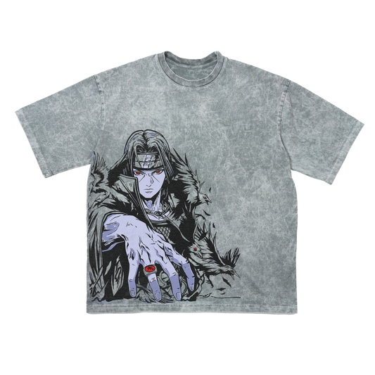 ITACHI GRAY OVERSIZE ТЕНИСКА - NARUTO