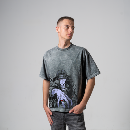 ITACHI GRAY OVERSIZE ТЕНИСКА - NARUTO