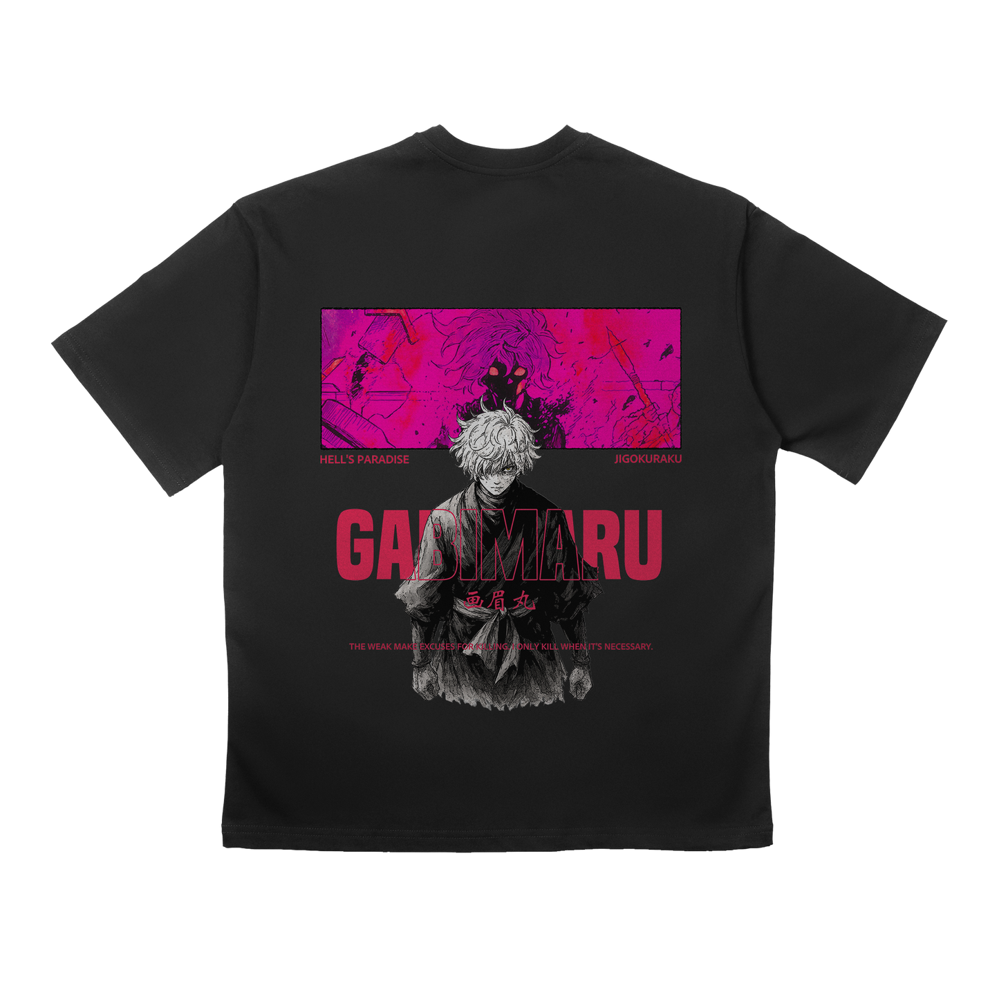 GABIMARU OVERSIZE ТЕНИСКА - HELL'S PARADISE