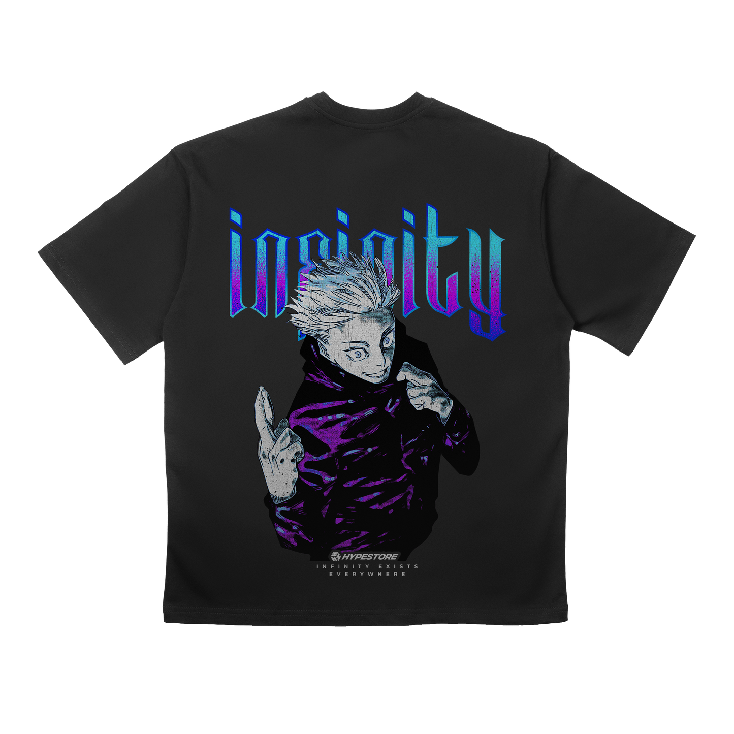 GOJO OVERSIZE ТЕНИСКА - JUJUTSU KAISEN