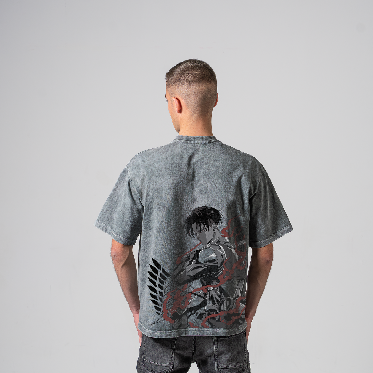 LEVI OVERSIZE ТЕНИСКА - ATTACK ON TITAN