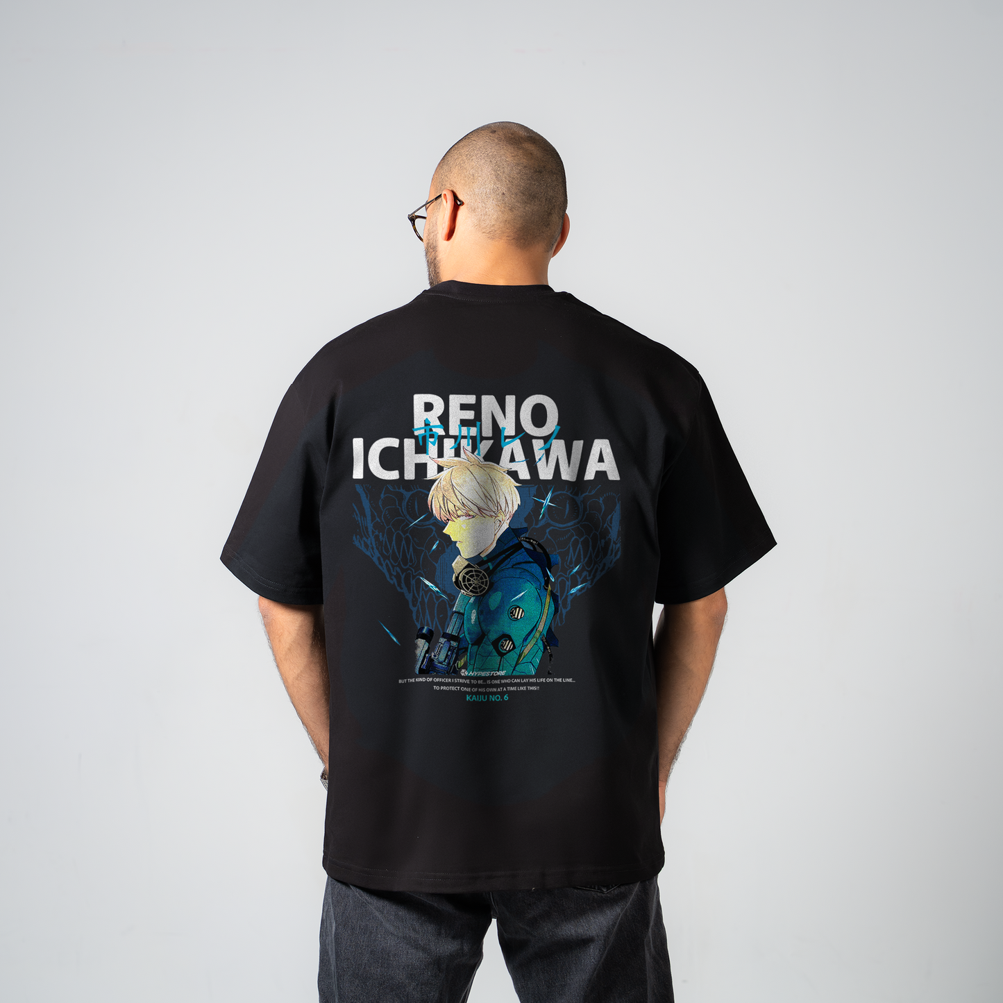 RENO OVERSIZE ТЕНИСКА  - KAIJU NO:8