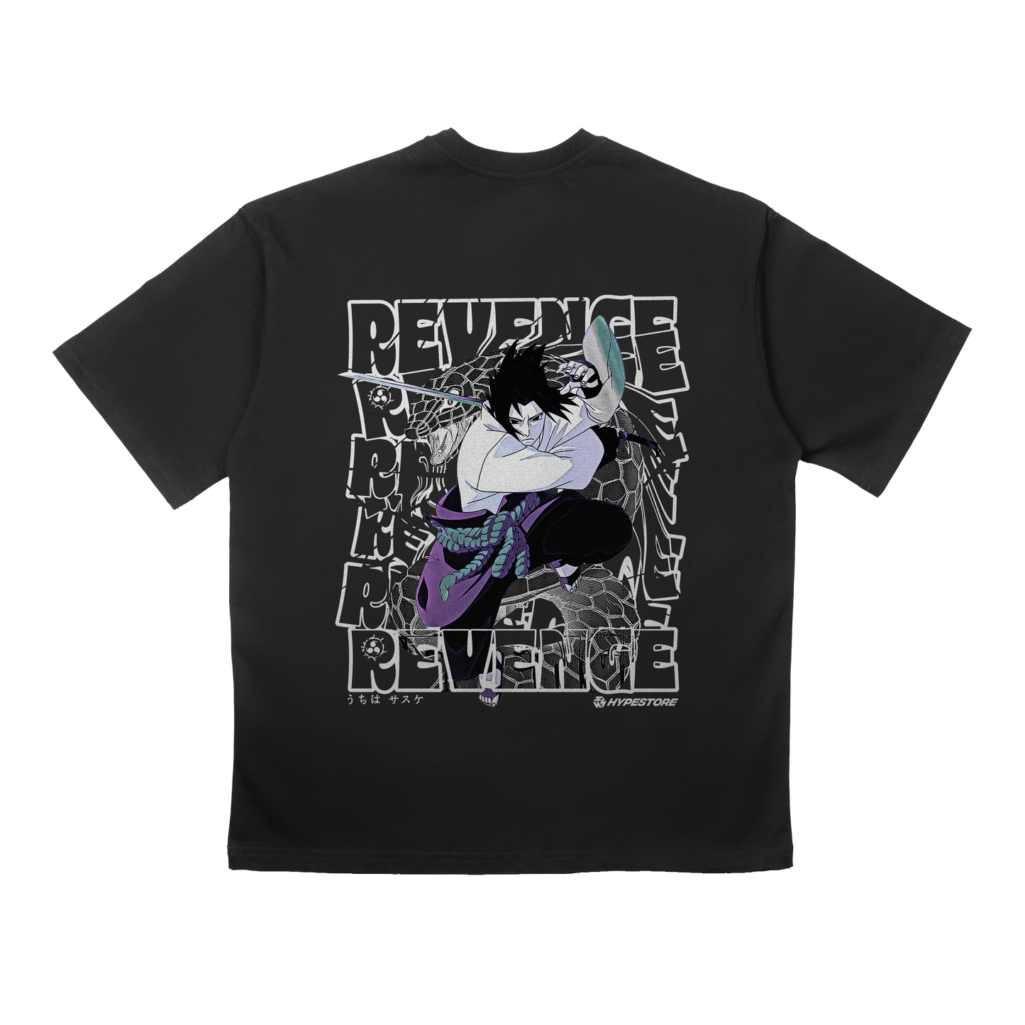 SASUKE OVERSIZE ТЕНИСКА - NARUTO