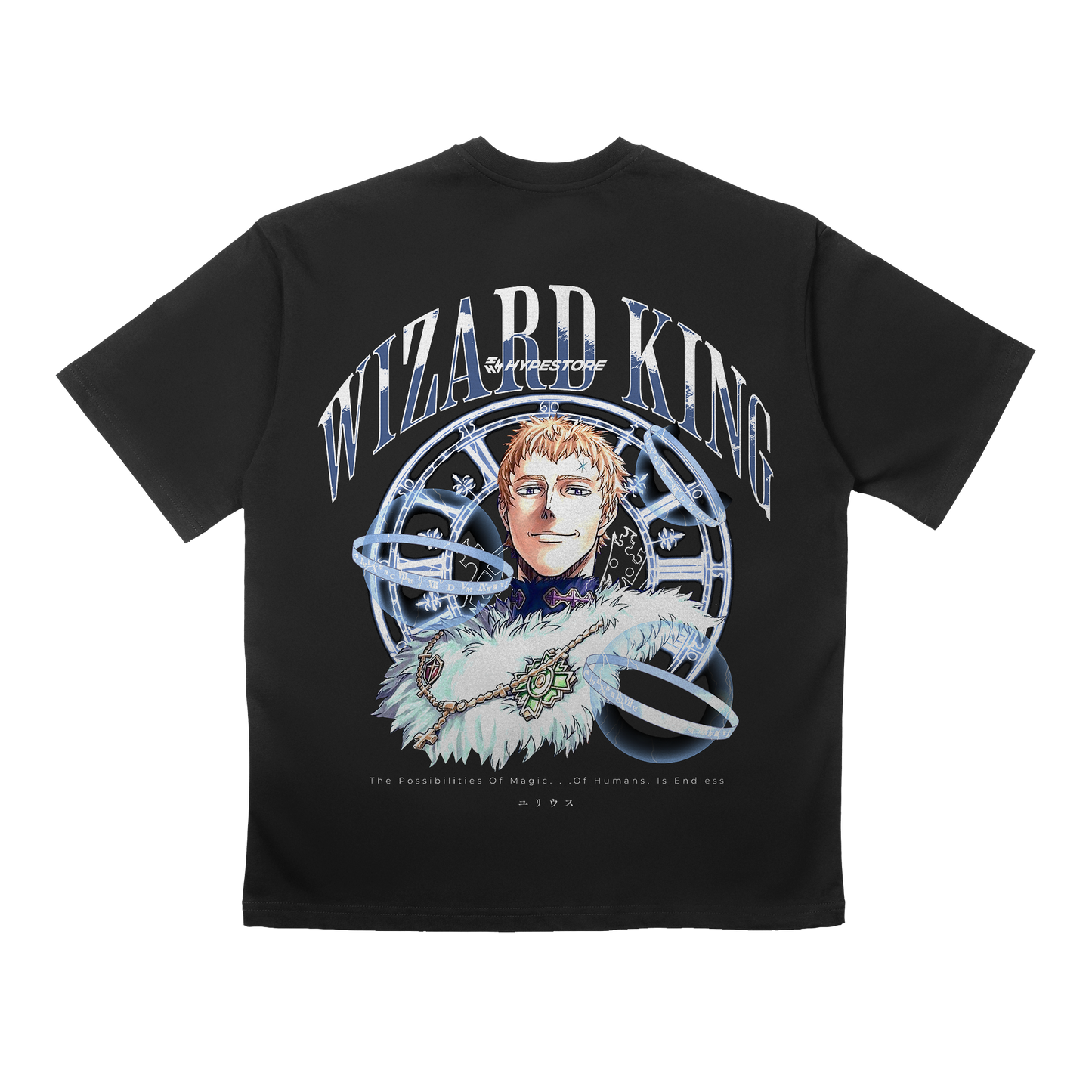 WIZARD KING OVERSIZE ТЕНИСКА - BLACK CLOVER