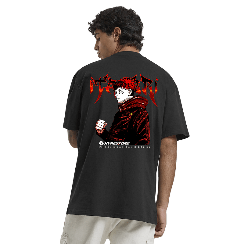 YUJI OVERSIZE ТЕНИСКА - JUJUTSU KAISEN
